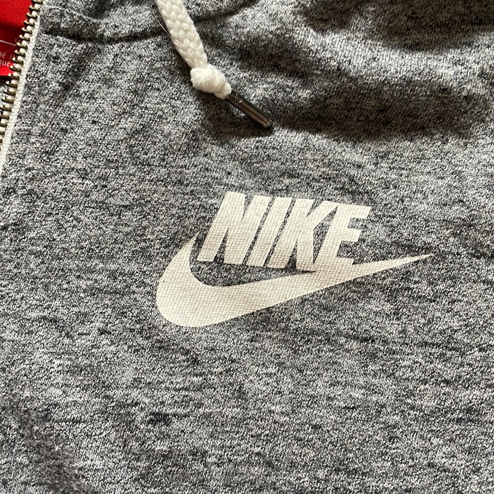 Nike Gray Zip Up Hoodie - Picture 2 of 2